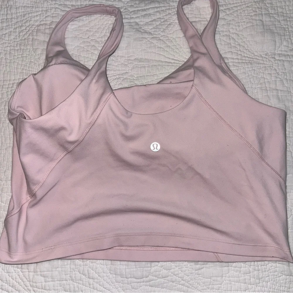 Lululemon Athletica Light Pink Cropped Tank